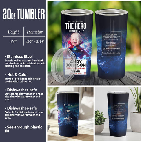 Personalized Baby Sorcerer Supreme Tumbler – Funny CNN Superhero Gift for Moms